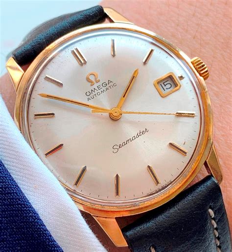 omega seamaster vintage 14k gold filled|omega seamaster gold vintage price.